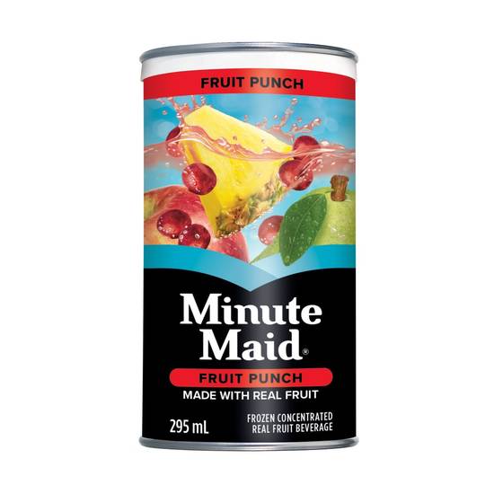 Minute maid minutemaidmd punch aux fruits concentré congelé canette de 295ml (295 ml) - fruit punch concentrate (295 ml)