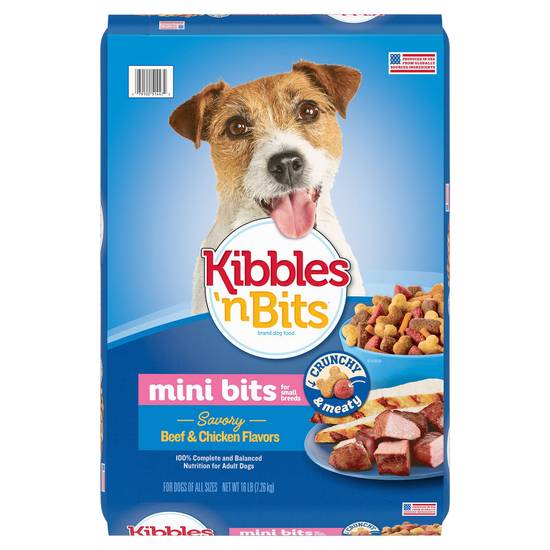 Kibbles 'N Bits Mini Bits Small Breed Savory Beef and Chicken Flavors Dog Food