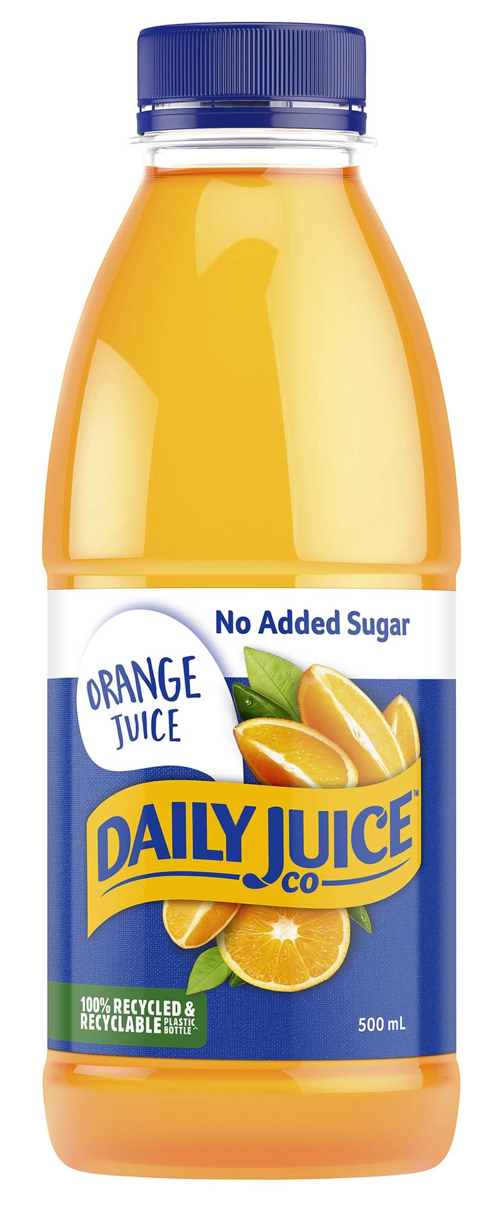 Daily Juice Co Orange Juice No Added Sugar 500ml