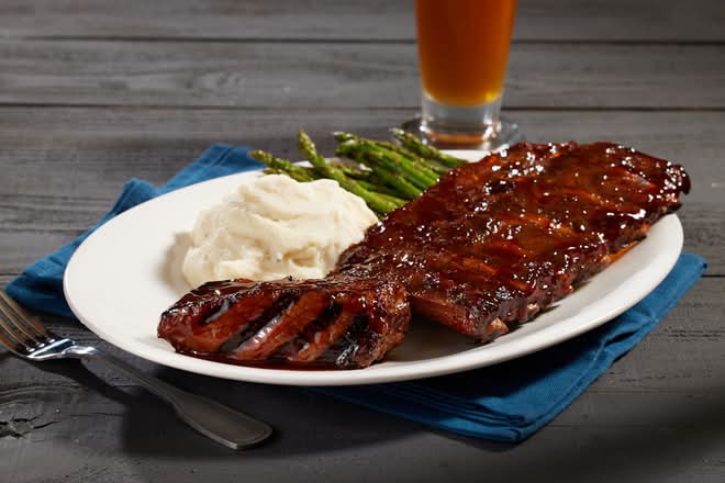 Slow-Roasted Tri-Tip* & Baby Back Ribs