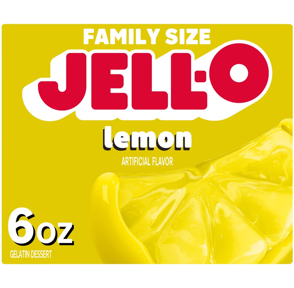 Jell-O Lemon Flavor Gelatin Dessert (6 oz)
