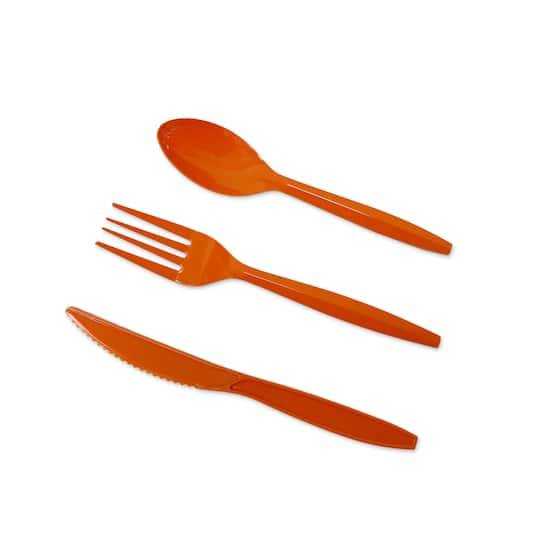 Orange Cutlery By Celebrate It