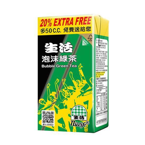 生活泡沫綠茶300ml#4710079020545