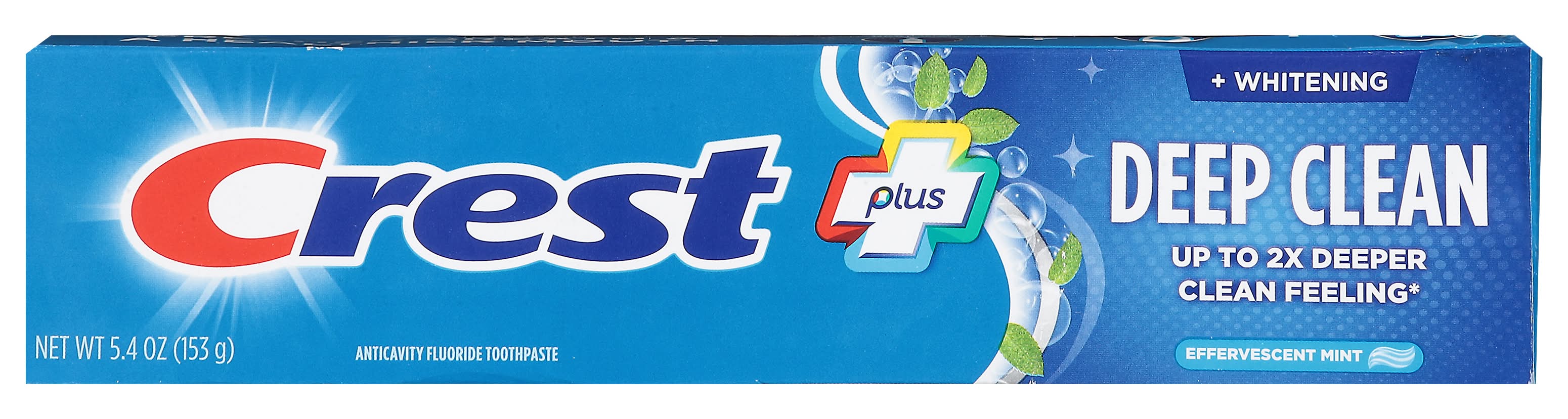 CREST Complete Plus Deep Clean Whitening Effervescent Mint Toothpaste (5.4 oz)