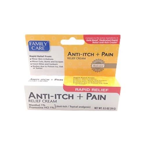 Family Care Anti-Itch + Pain Relief Cream (0.5 oz)