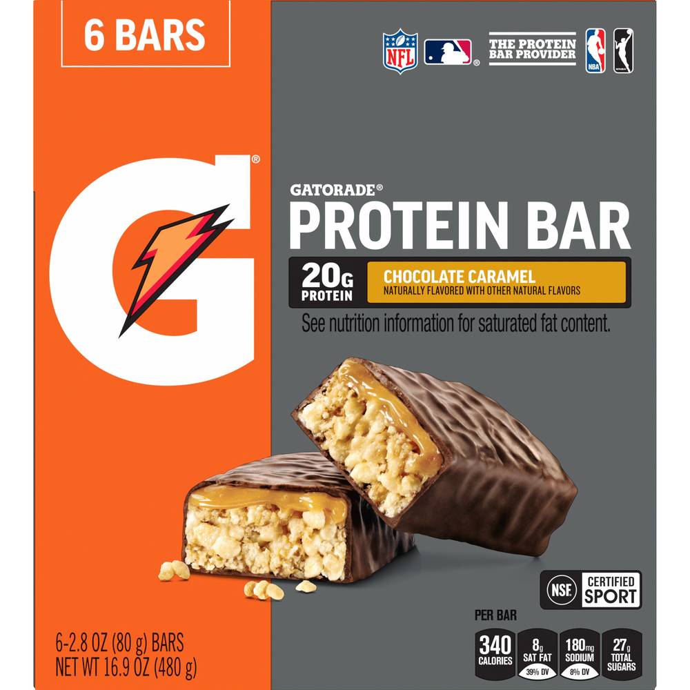 Gatorade Protein Bars (6 ct) (chocolate caramel)