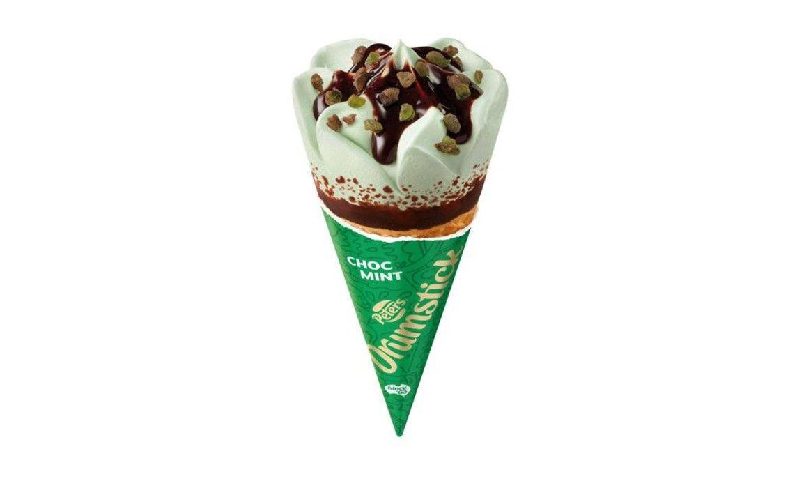 Peters Drumstick Choc Mint Cone 119mL