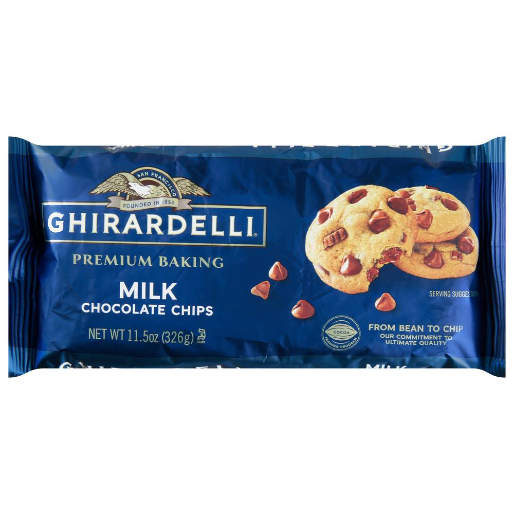 Ghirardelli Premium Baking Cookies, Milk Chocolate Chip (11.5 oz)