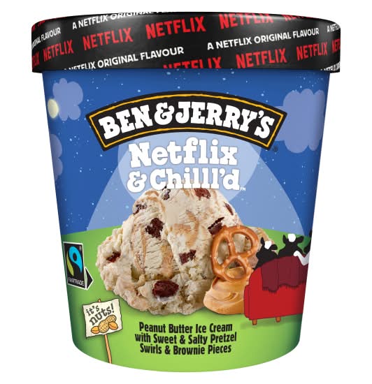 Ben & Jerry's Ice Cream Netflix & Chilll'd (465ml)