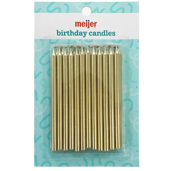 Mjr Candles Gold 24ct