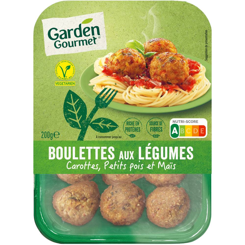 Nestlé - Garden gourmet boulettes aux légumes