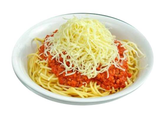 Spaghetti bolognaise géant