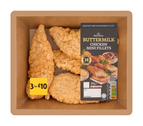 Morrisons Buttermilk, Chicken Mini Fillets (300g)