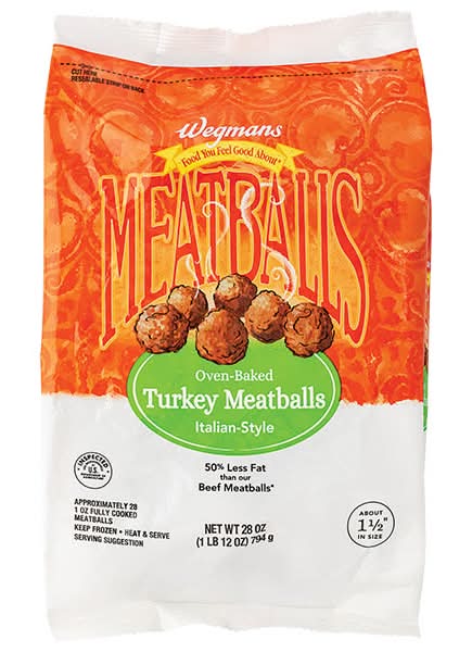Wegmans Oven-Baked Turkey Meatballs