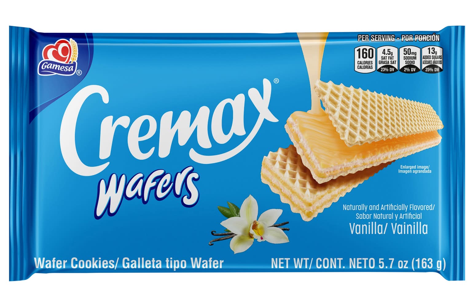 Gamesa Cremax Wafers, Vanilla (5.7 oz)
