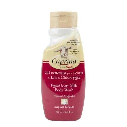 Caprina gel douche pour le corps au lait de chèvre frais formule originale (500 ml) - fresh goat's milk body wash (500 ml)