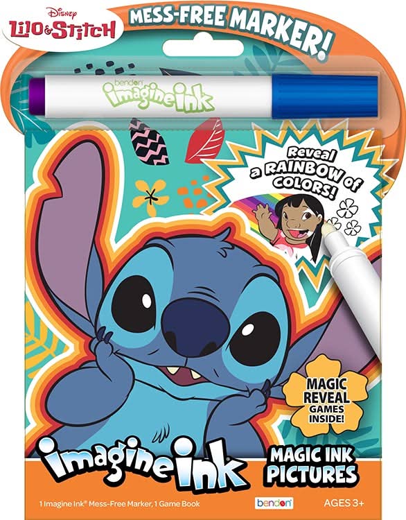 Bendon Lilo & Stitch Imagine Ink Book Ages 3+