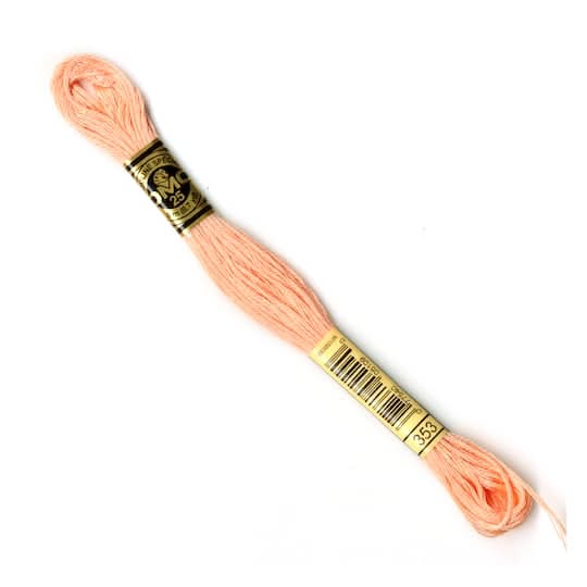 Dmc 117 6 Strand Cotton Embroidery Floss, Red