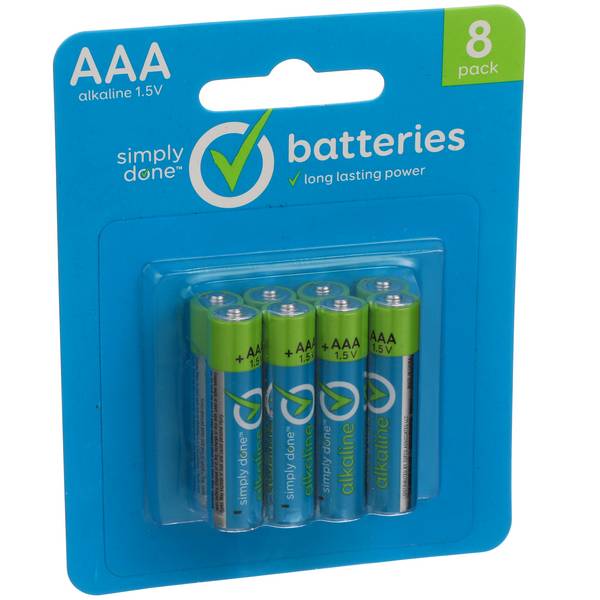 Simply Done Aaa Batteries, 8 Pk (8 ct)