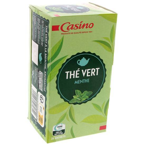 Casino Thé vert - Menthe - 25 sachets 40 g