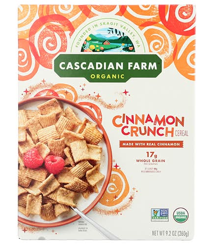 Cascadian Farm Organic Cinnamon Crunch Cereal