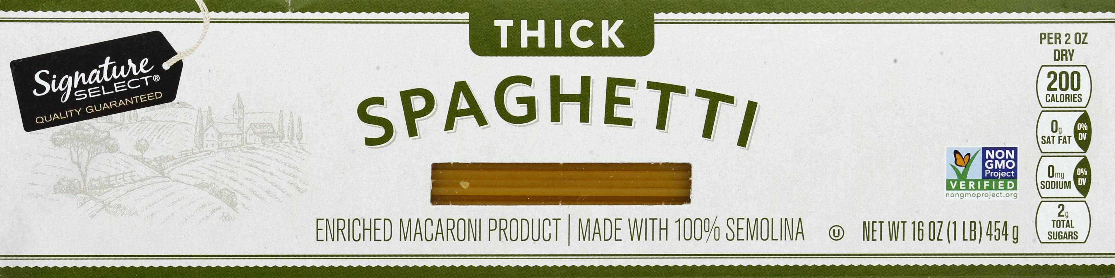 Signature Select Pasta Spaghetti Thick Delivery Near Me | Order Online ...