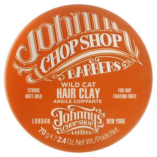 Johnny's Chop Shop Barbers Wild Cat Hair Clay (70g)