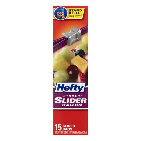 Hefty Slider Gallon Bags (15 ct)