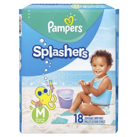 Pampers Splashers Swim Diapers (18 units)