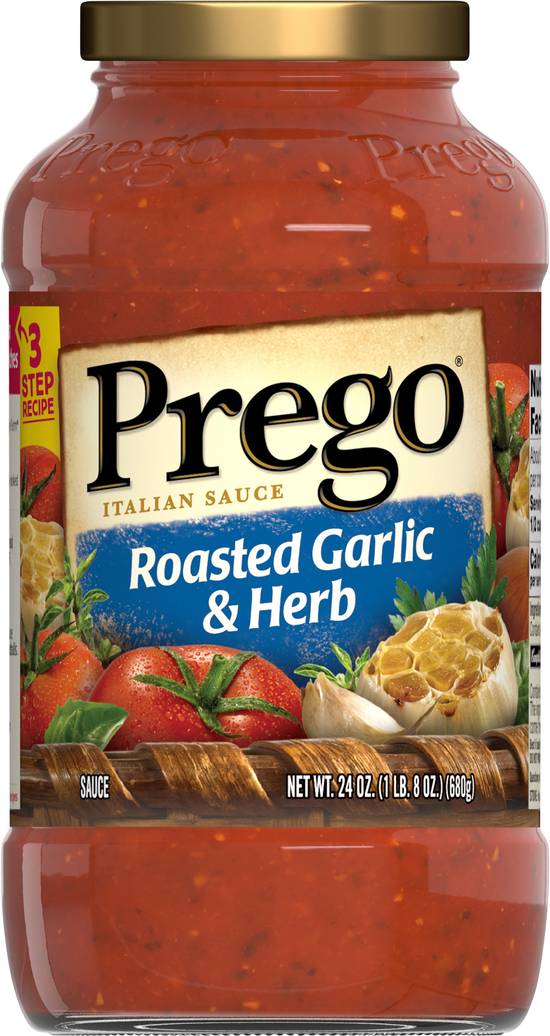 Prego Roasted Garlic & Herb Italian Pasta Sauce