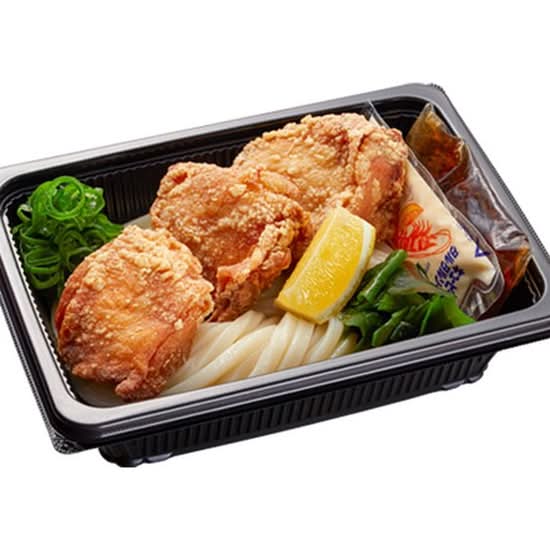 唐揚げうどん弁当