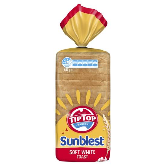 Tip Top Sunblest Soft White Toast Bread 650g