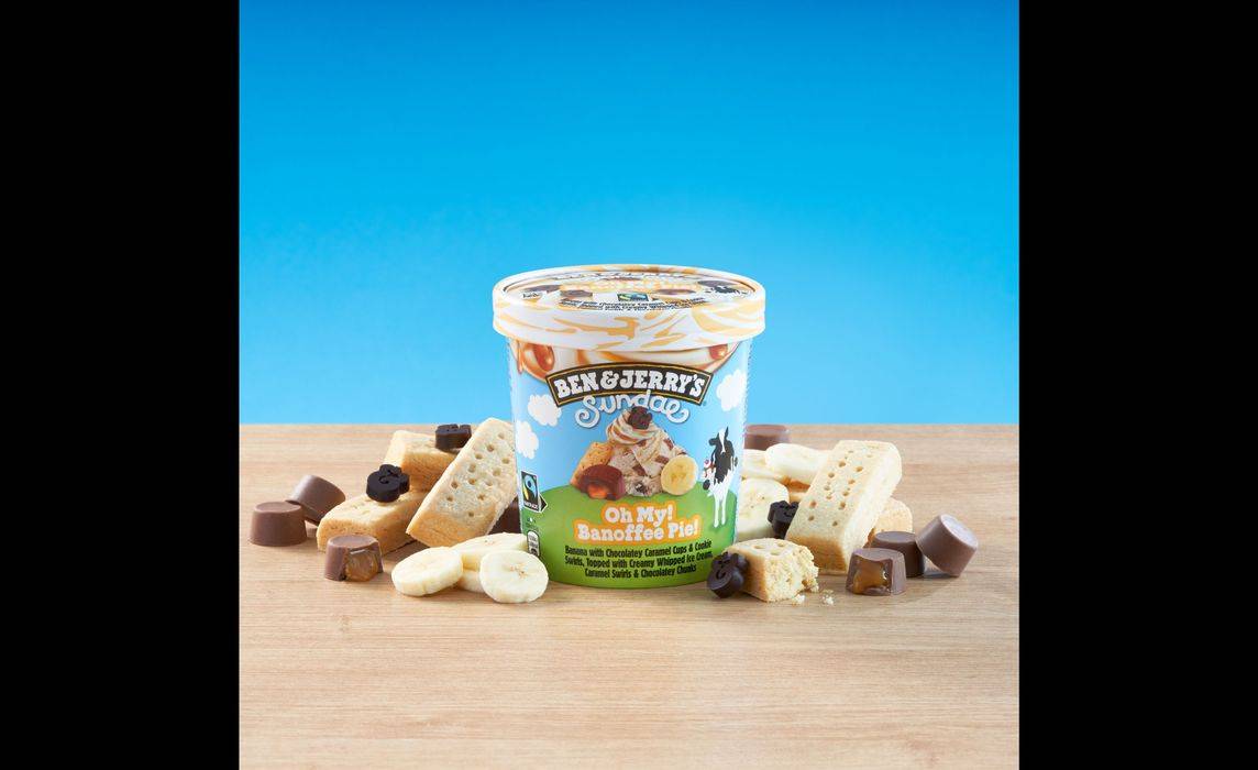 Ben & Jerry's Banoffee Pie Sundae Ice Cream 427ml