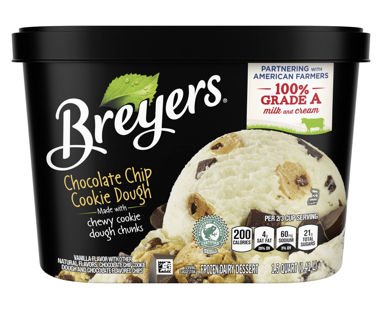 Breyers Chocolate Chip Cookie Dough Ice Cream (1.41 L)