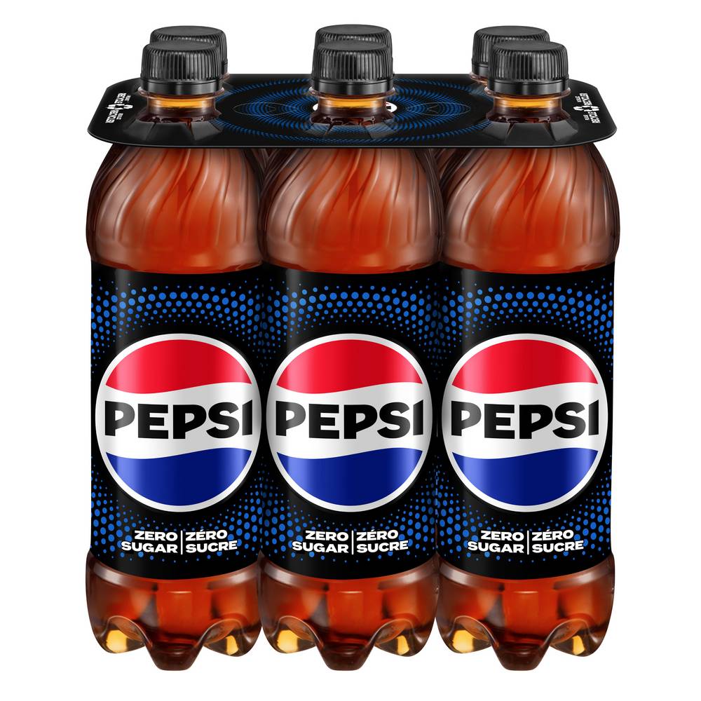 Pepsi Zero Sugar Cola (6 ct, 710 ml)