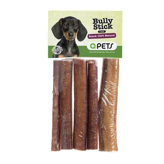 Mas Q Pets Bully Stick 5 Unidades. 0233