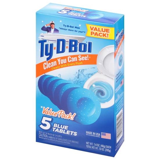 Ty D Bol Blue Toilet Bowl Tablets