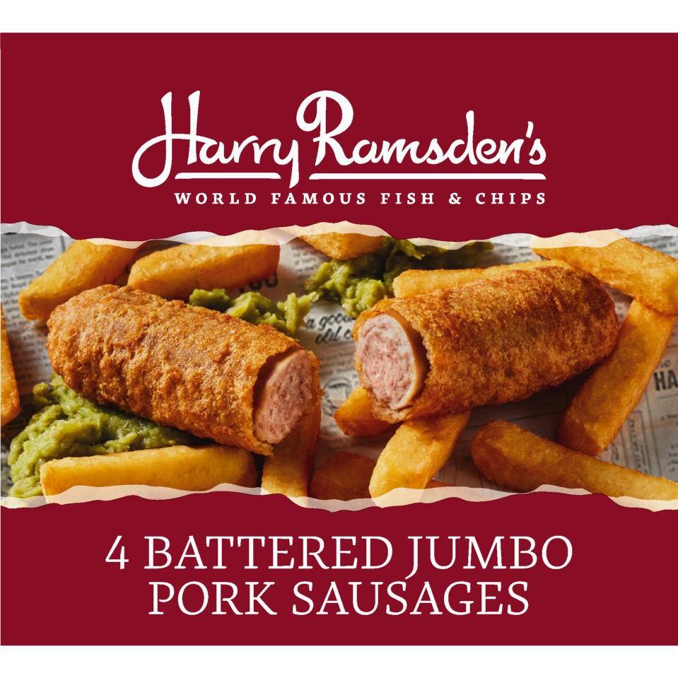 Harry Ramsden’s Battered Jumbo Pork Sausages