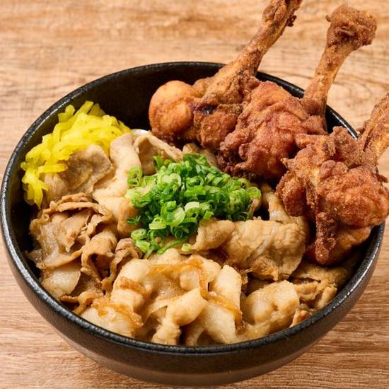 醤油ガッツ・チューリップから揚げ丼（並盛）