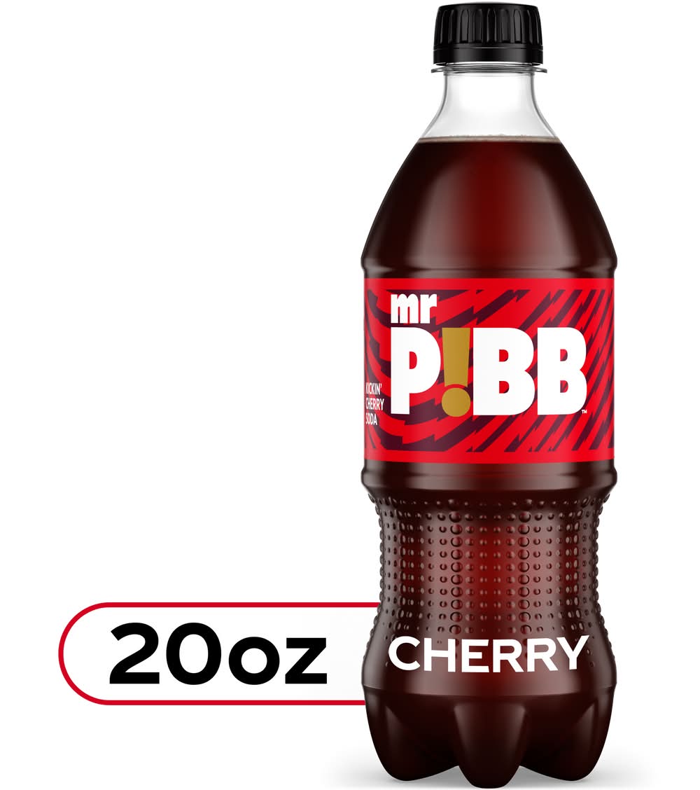 Mr Pibb Fruit Soda, Kickin' Cherry (20 fl oz)