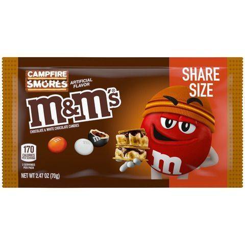 M&M's Campfire Smores Candy (chocolate & white chocolate)