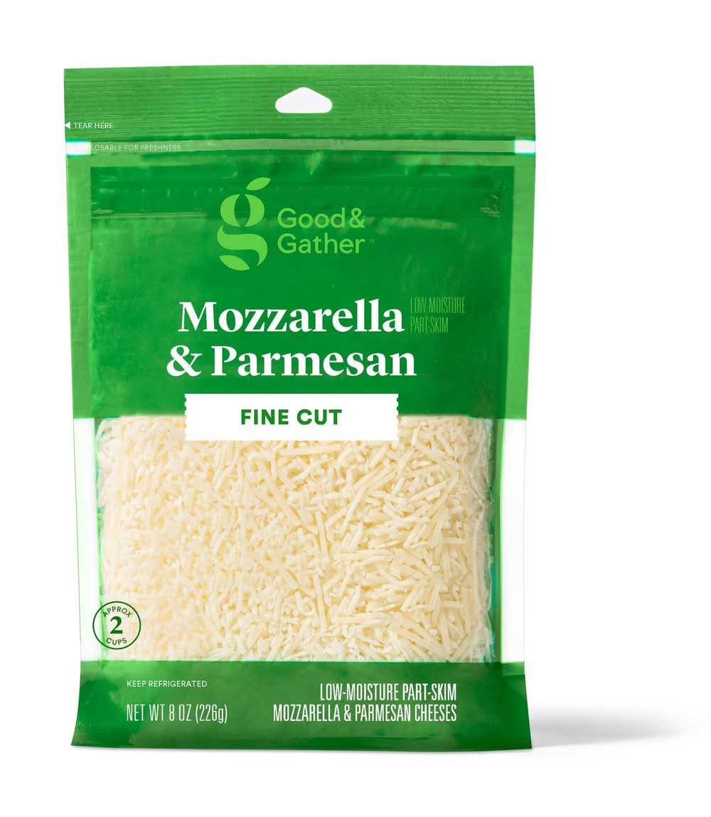 Good & Gather Mozzarella & Parmesan Cheese (8 oz)