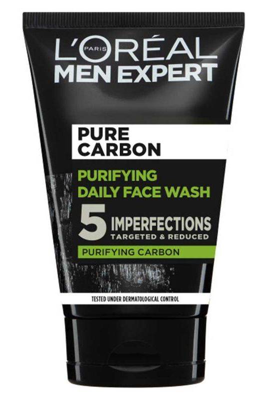 L'Oreal Men Expert Pure Carbon Purifying Daily Face Wash Cleanser 100ml