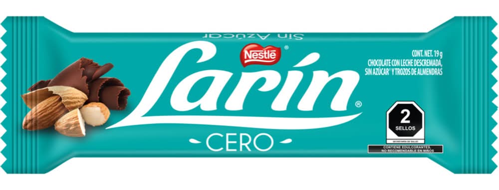 Larín · Chocolate con leche descremada (19 g)
