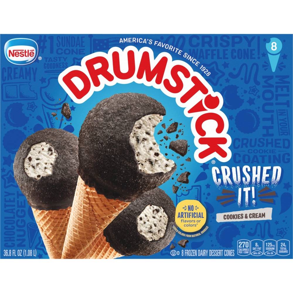 Drumstick Cookies & Cream (36.8 fl oz)