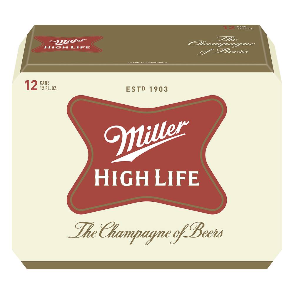 Miller High Life the Champagne Of Beer (12 pack, 12 fl oz)