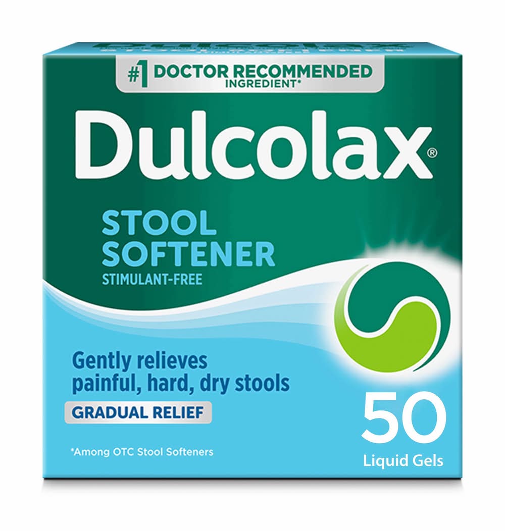 Dulcolax Stool Softener 100 mg Docusate Sodium (1.8 oz)