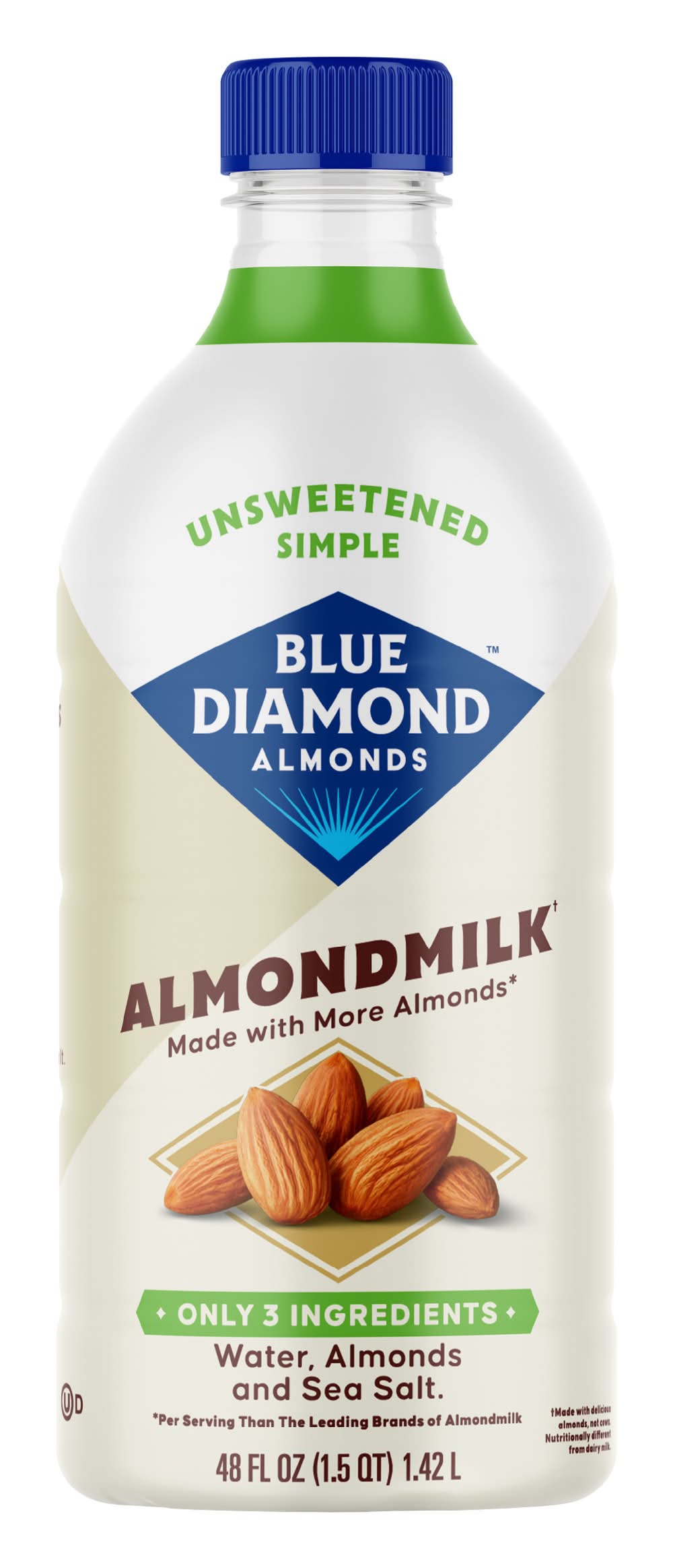 Blue Diamond Almonds Blue Diamond Unsweetened Simple Almondmilk (48 fl oz)
