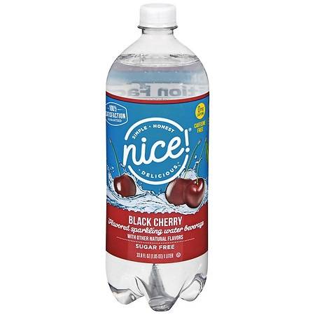 Nice! Black Cherry Sparkling Water Beverage (33.8 fl oz)