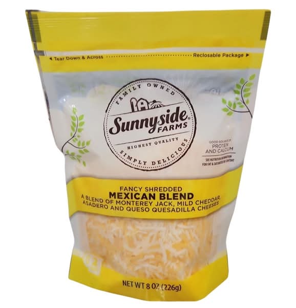 Sunnyside Farms Fancy Shredded Mexican Cheese Blend (8 oz)